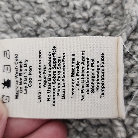 Ugg Joanna Fuzzy Boucle Grey Boho Poncho Size XS - Picture 15 of 16